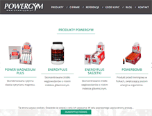 Tablet Screenshot of powergym.pl